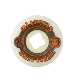 OJS OJS Team Line Wheels White Black Orange 99A 55MM