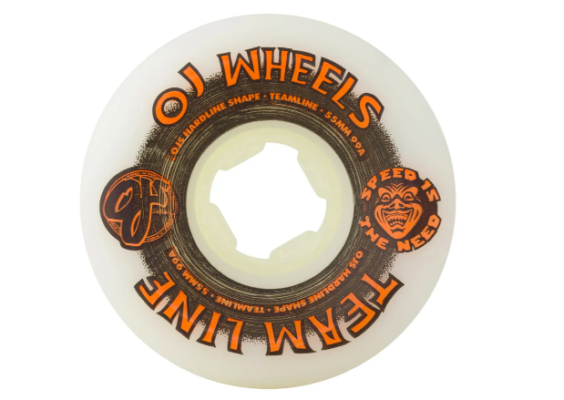 Ojs Team OJS Team Line Wheels White Black Orange 99A 55MM - Coastal Riders