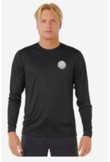 Rip Curl Men's Icons Of Surflite UPF Long Sleeve Black