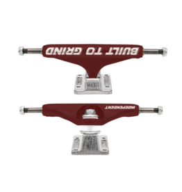 Independent Stage 11 BTG Speed Trucks Burgundy/Silver 139
