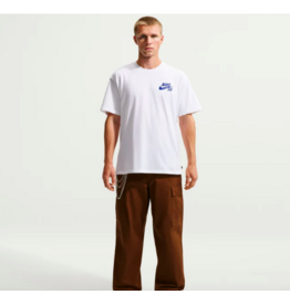 NIKE Nike SB Men's Logo Tee White Blue