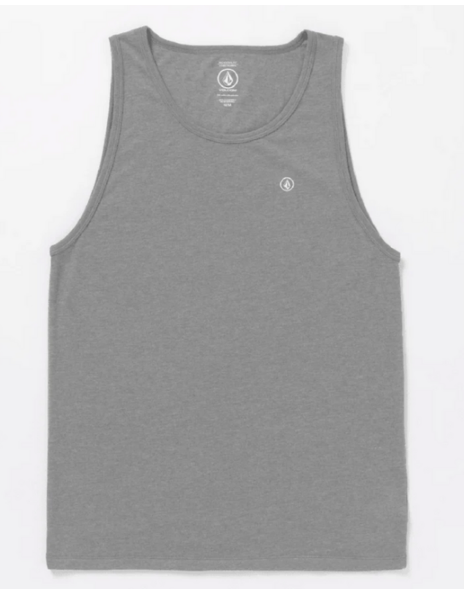 Volcom Men's Solid Heather Tank Heather Grey