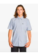 Volcom Men's Everett Oxford Shirt Wrecked Indigo