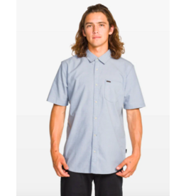 Volcom Men's Everett Oxford Shirt Wrecked Indigo