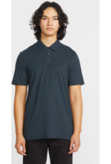 Volcom Men's Wowzer Short Sleev Shirt Navy