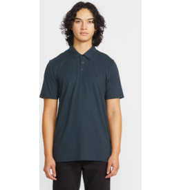 Volcom Men's Wowzer Short Sleeve Shirt Navy