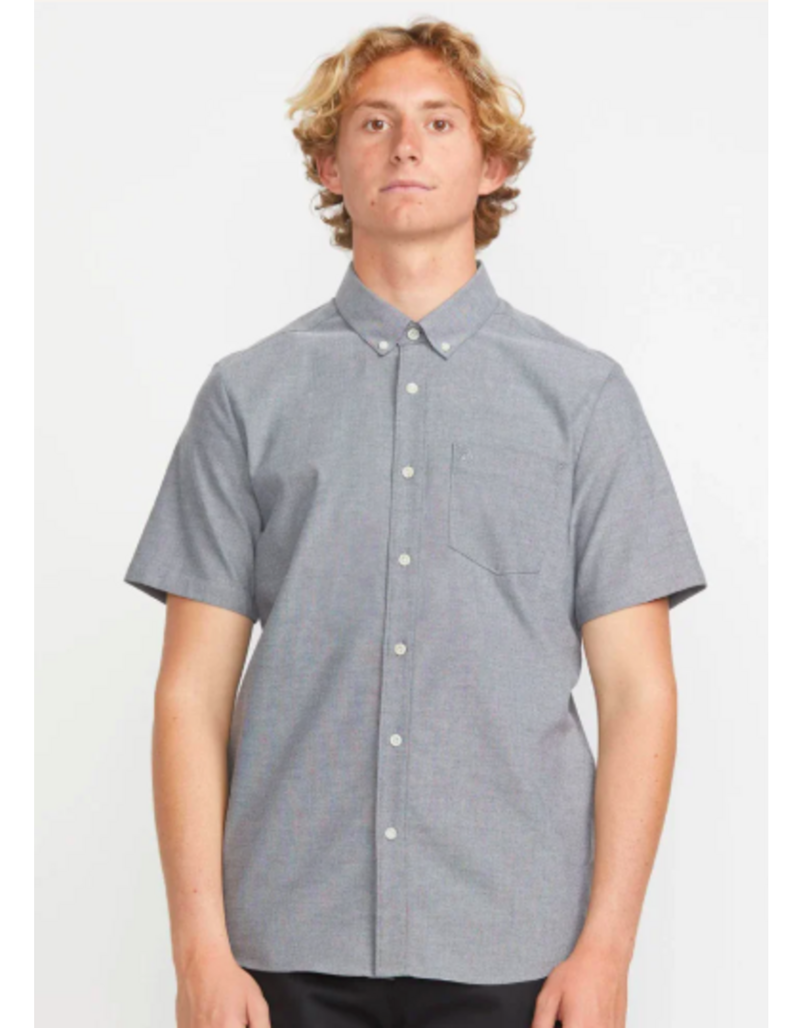 Men's Volcom Everett Oxfors Shirt Black