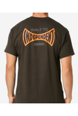 Independent Men's Built To Grind Span Tee Dark Chocolate