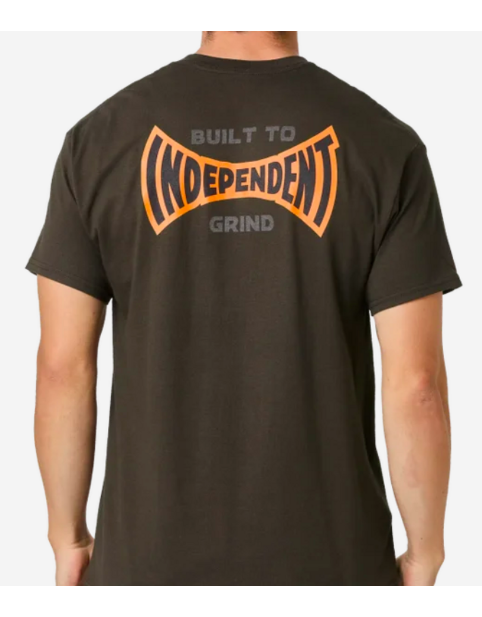 Independent Men's Built To Grind Span Tee Dark Chocolate