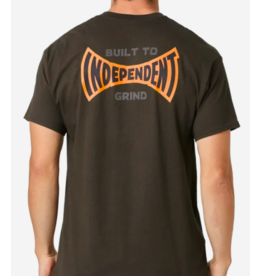 Independent Men's Built To Grind Span Tee Dark Chocolate