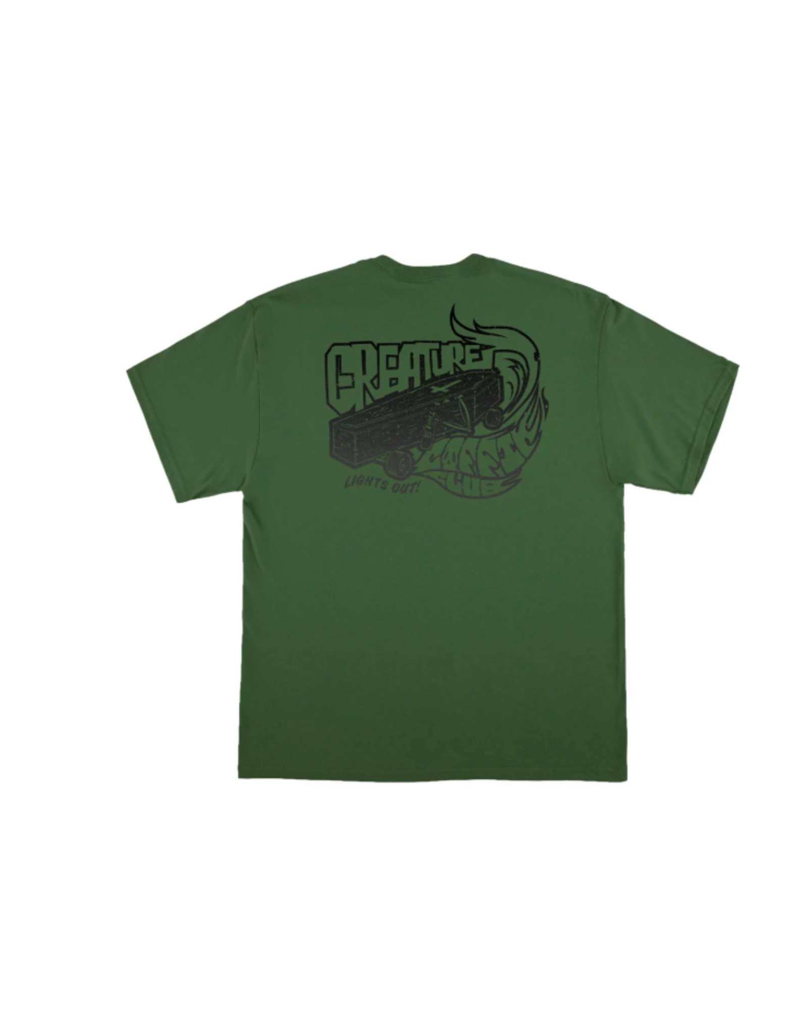 Creature Men's Coffin Club Relic Tee Military Green