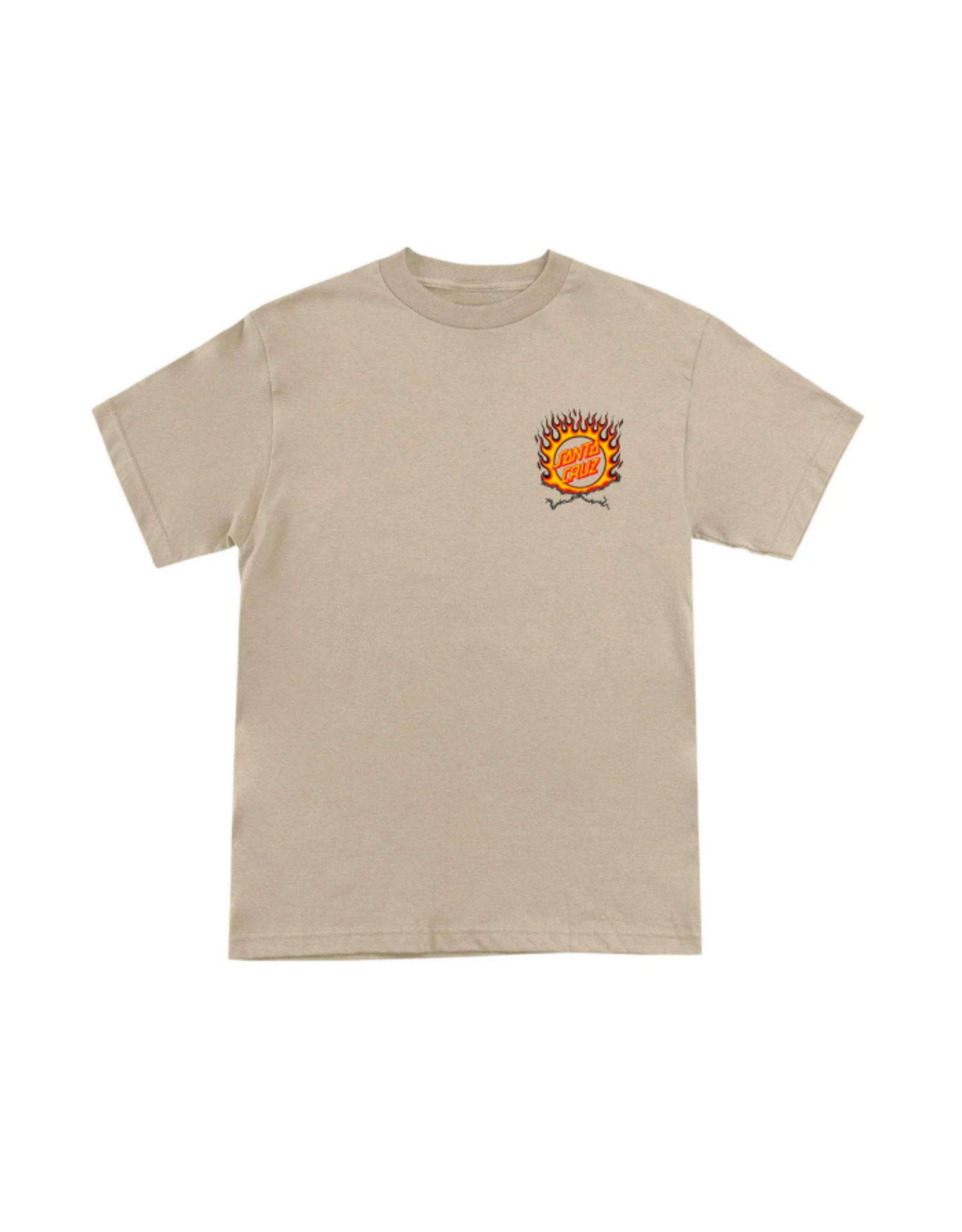 Santa Cruz Men's Forging Dot Tee Sand