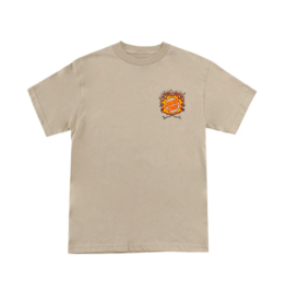 Santa Cruz Men's Forging Dot Tee Sand