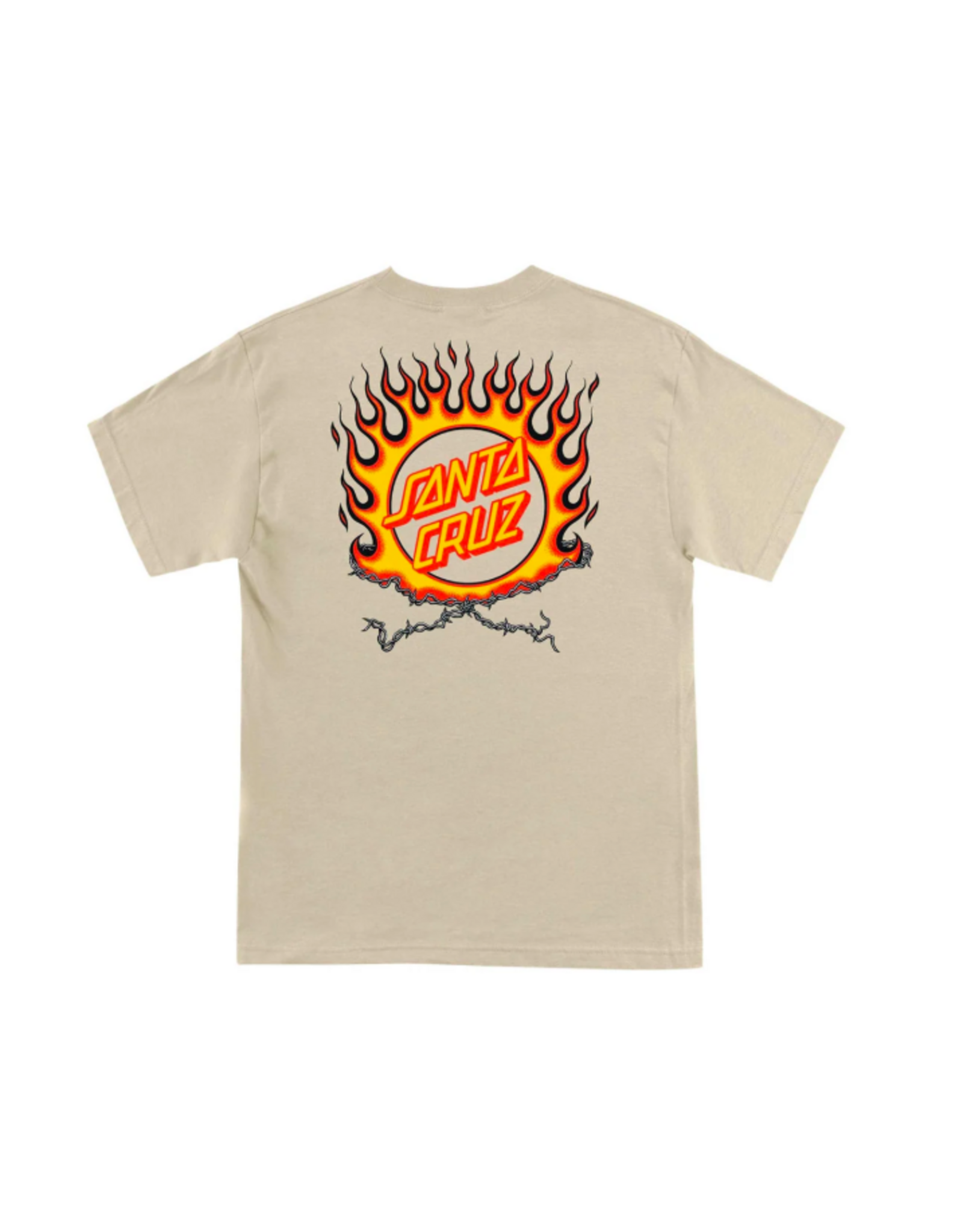 Santa Cruz Men's Forging Dot Tee Sand