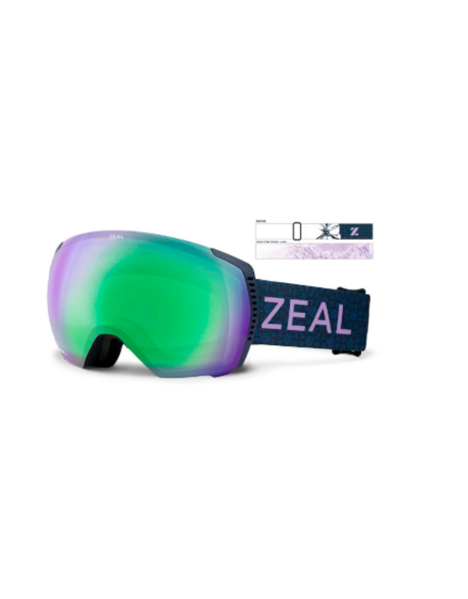 Zeal Stormveil Hana Goggles With Jade Mirror Lens 2027