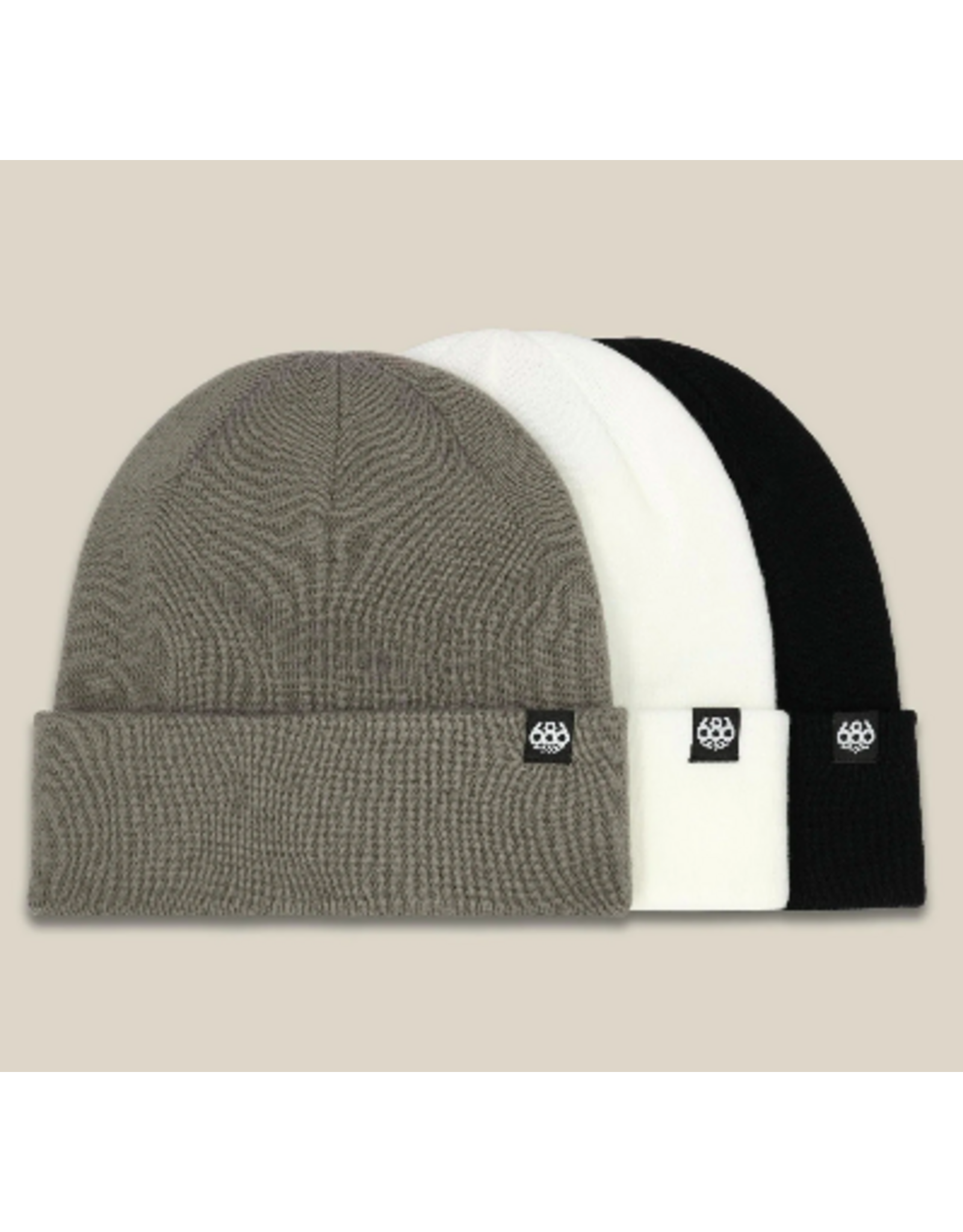 686 Men's Standard Roll Up Beanie 3 Pack 2027