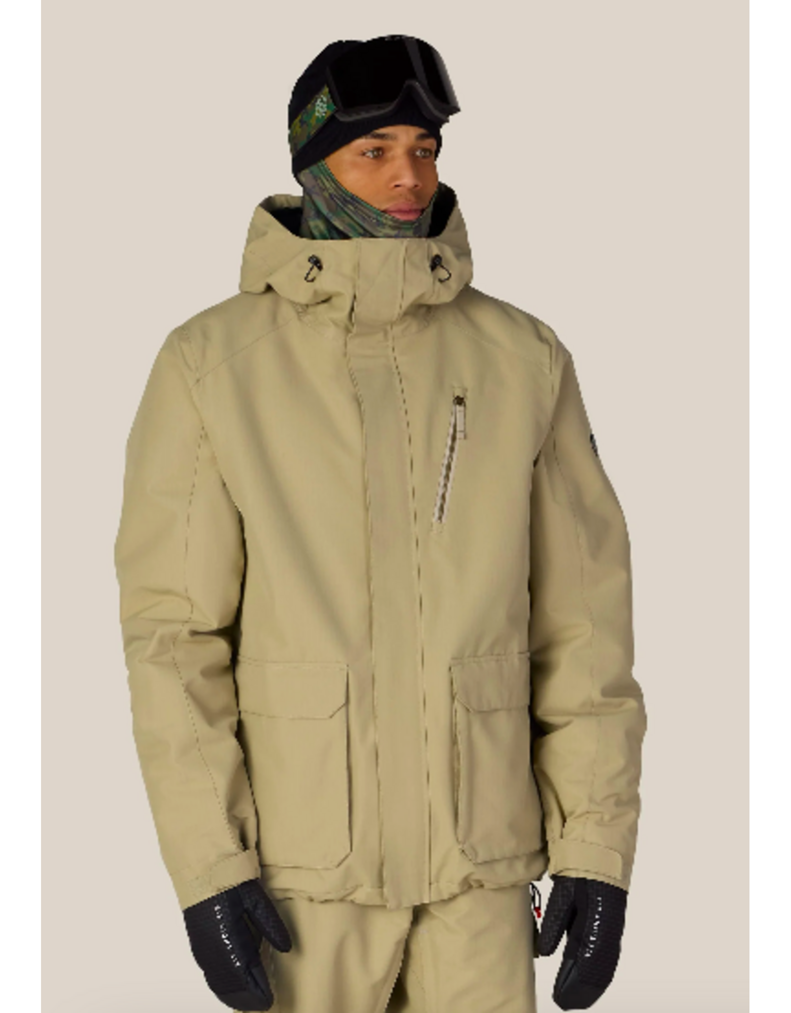 686 Men's Nightline Insulated Jacket Khaki Ripstop 2027