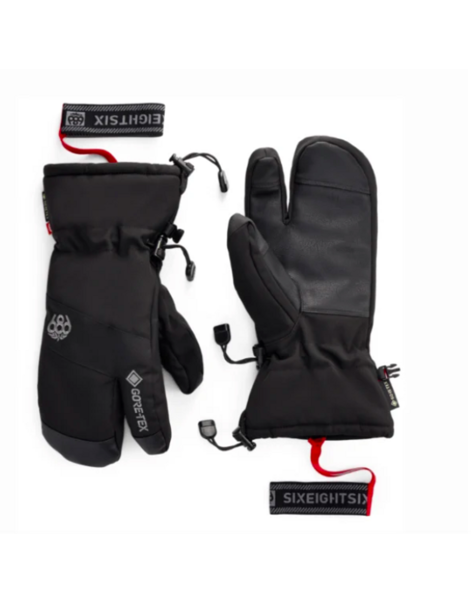686 Men's Gore tex Linear Trigger Mitts Black 2027
