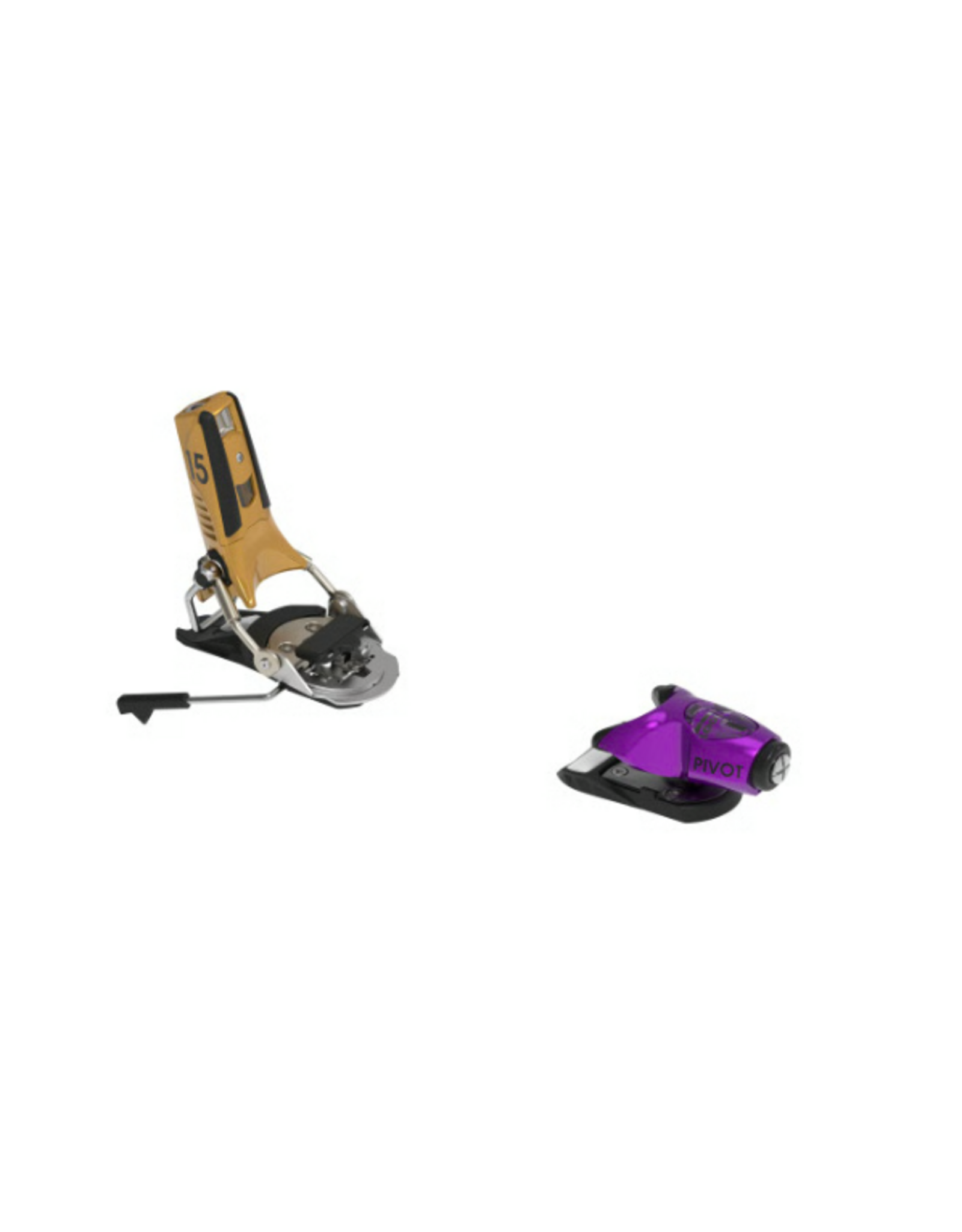 Look Pivot 2.0 15 GW Ski Bindings Purple Gold 2027