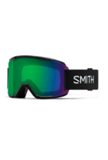 SMITH Smith Squad 2 Black Goggles With Chroma Pop Everyday Green Mirror Lens 2027