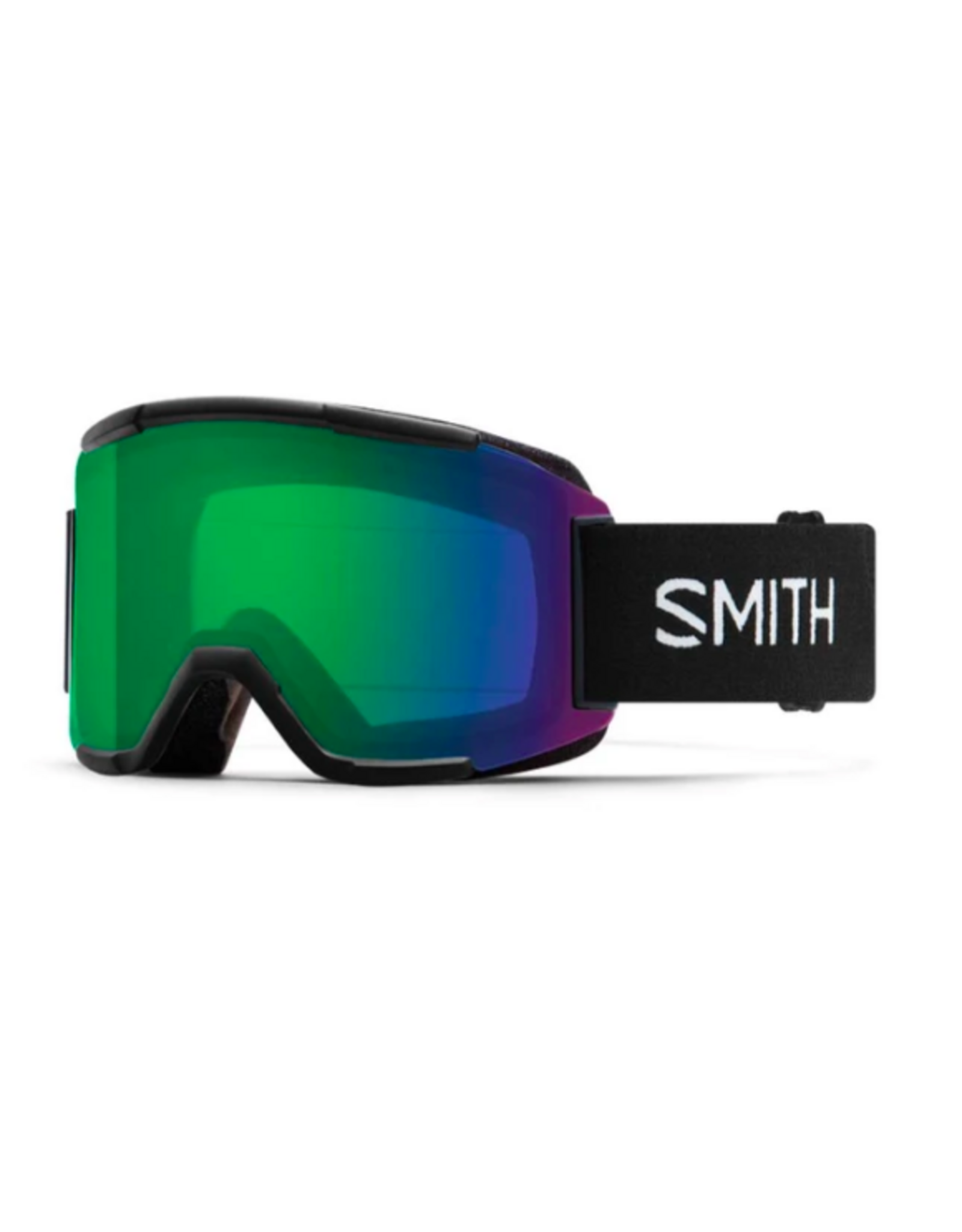 SMITH Smith Squad 2 Black Goggles With Chroma Pop Everyday Green Mirror Lens 2027