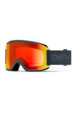 SMITH Smith Squad 2 Black Goggles With Chroma Pop Everyday Red Mirror Lens 2027