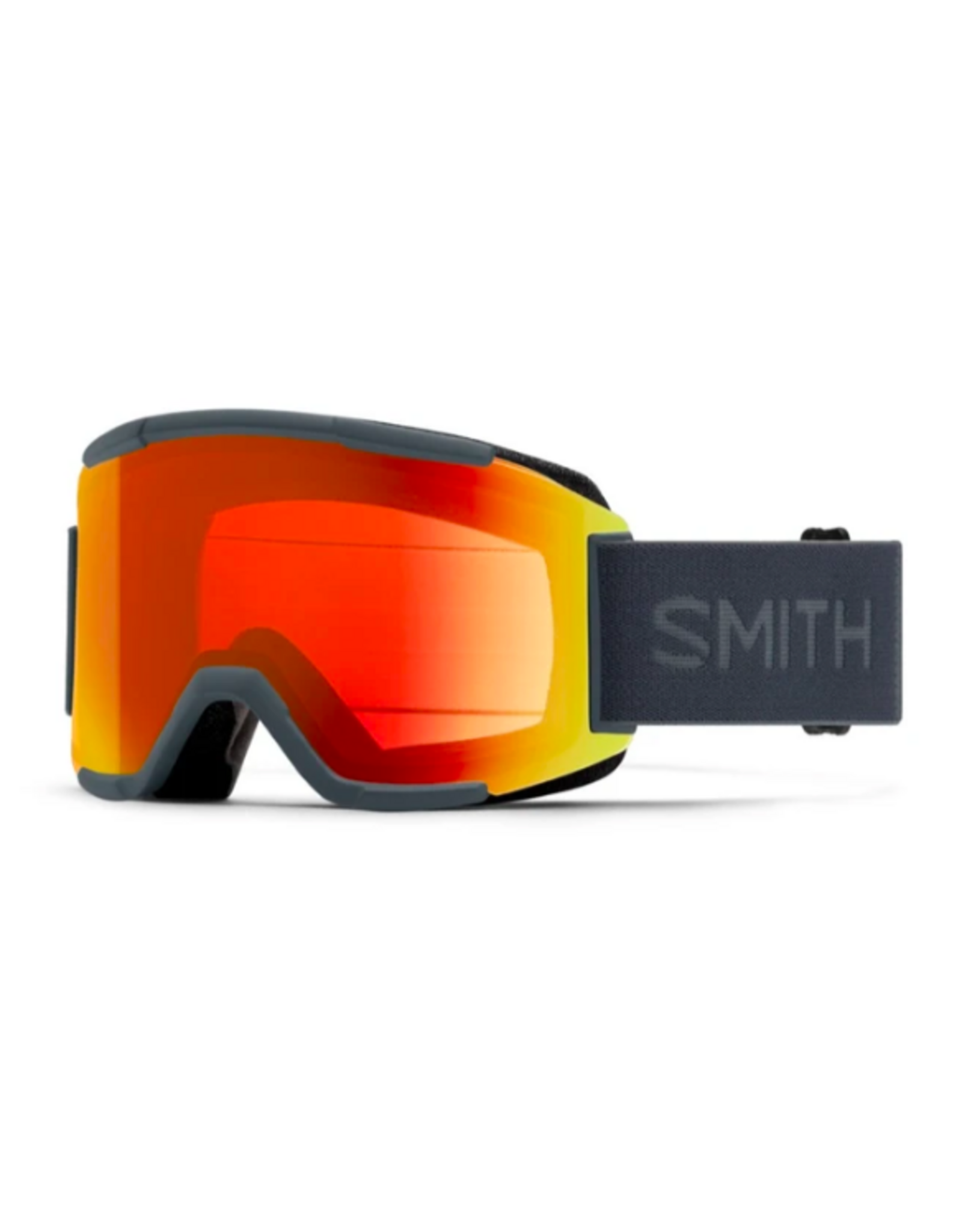SMITH Smith Squad 2 Black Goggles With Chroma Pop Everyday Red Mirror Lens 2027