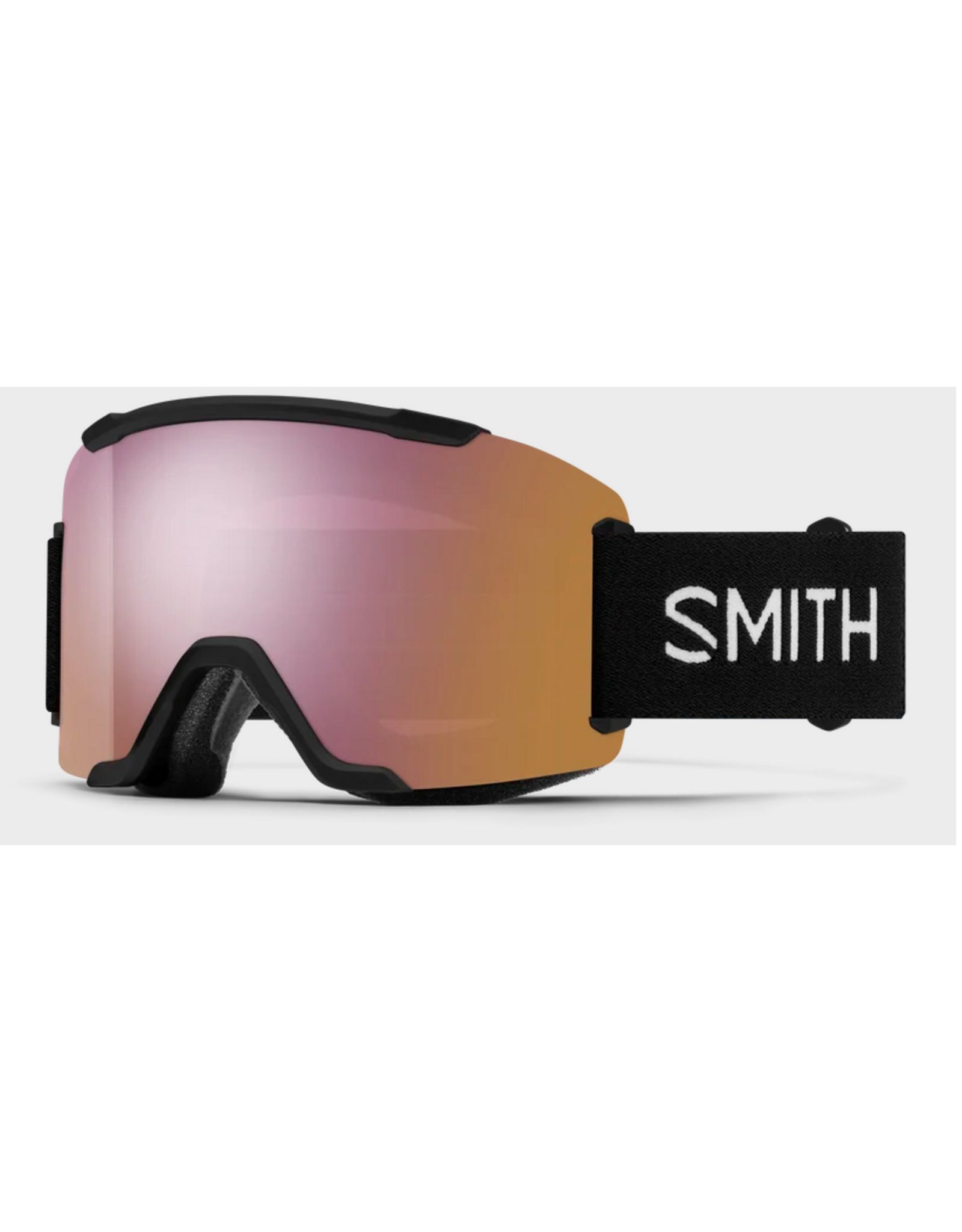 SMITH Smith Squad 2 Black Goggles With Chroma Pop Everyday Rose Gold Lens 2027