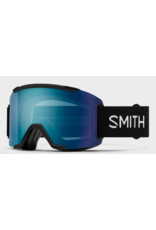 SMITH Smith Squad 2 Black Goggles With Chroma Pop Everyday Blue Mirror Lens 2027