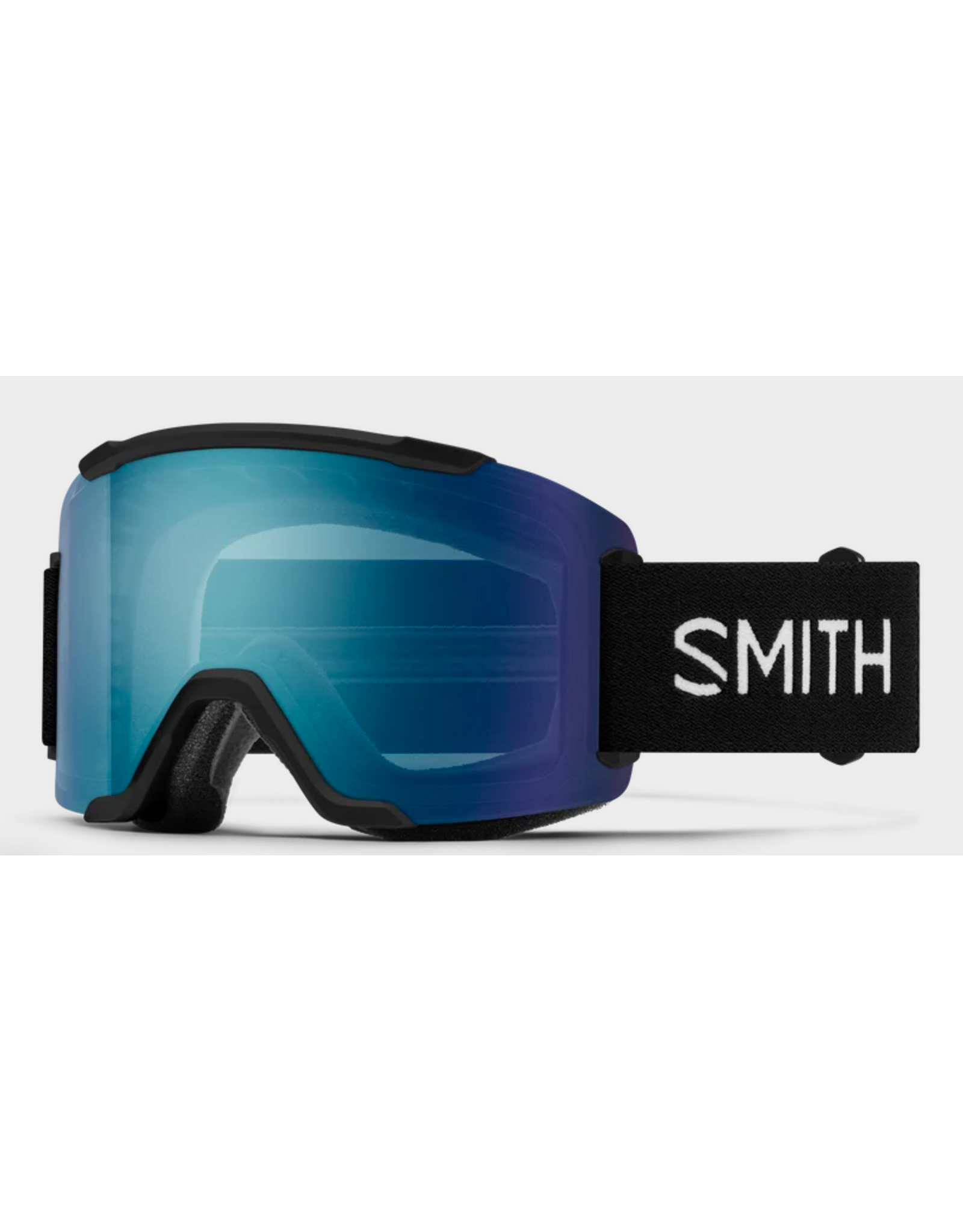 SMITH Smith Squad 2 Black Goggles With Chroma Pop Everyday Blue Mirror Lens 2027