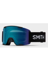 SMITH Smith Stash XL Black Goggles With Chroma Pop Everyday Blue Mirror Lens 2027