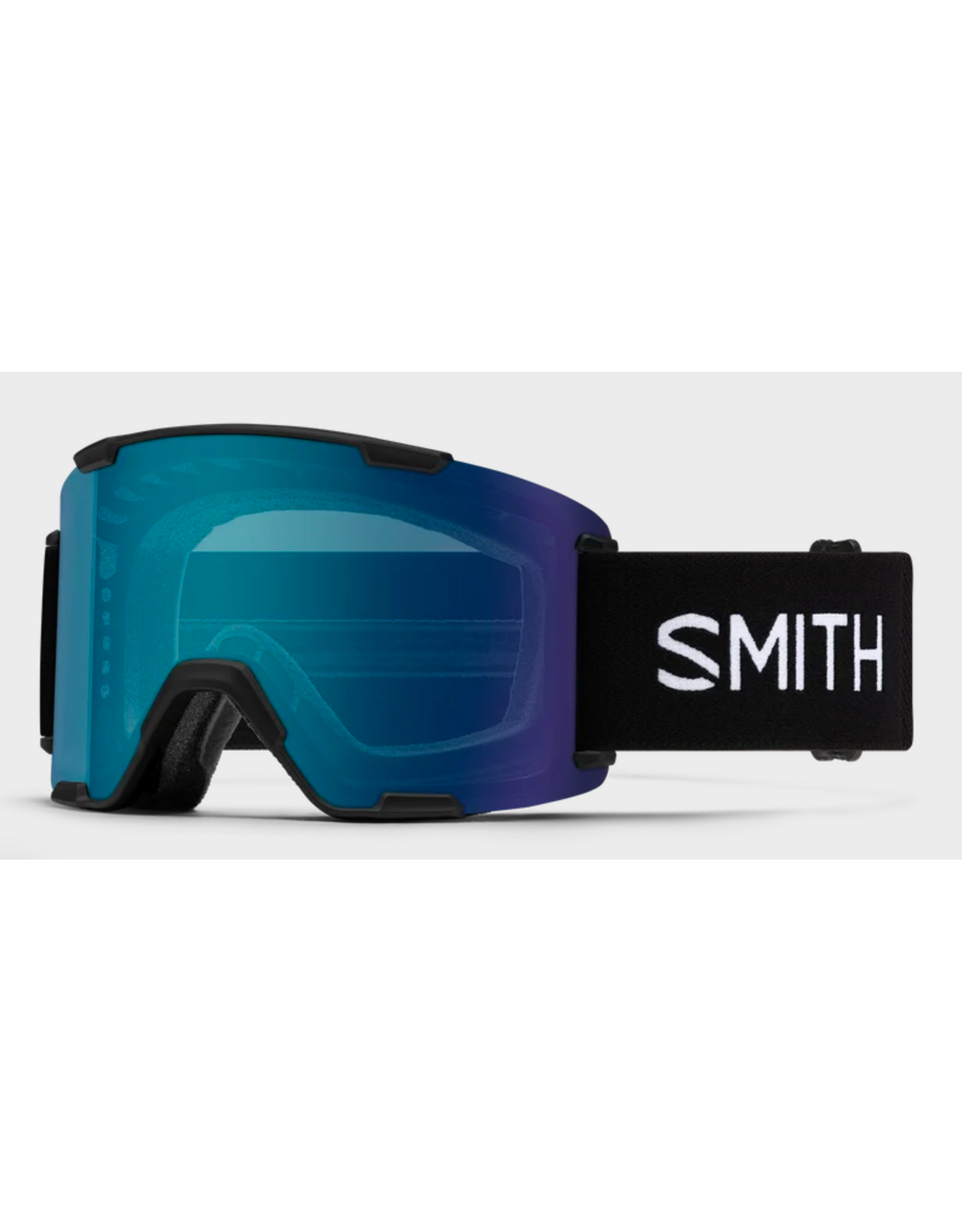 SMITH Smith Stash XL Black Goggles With Chroma Pop Everyday Blue Mirror Lens 2027