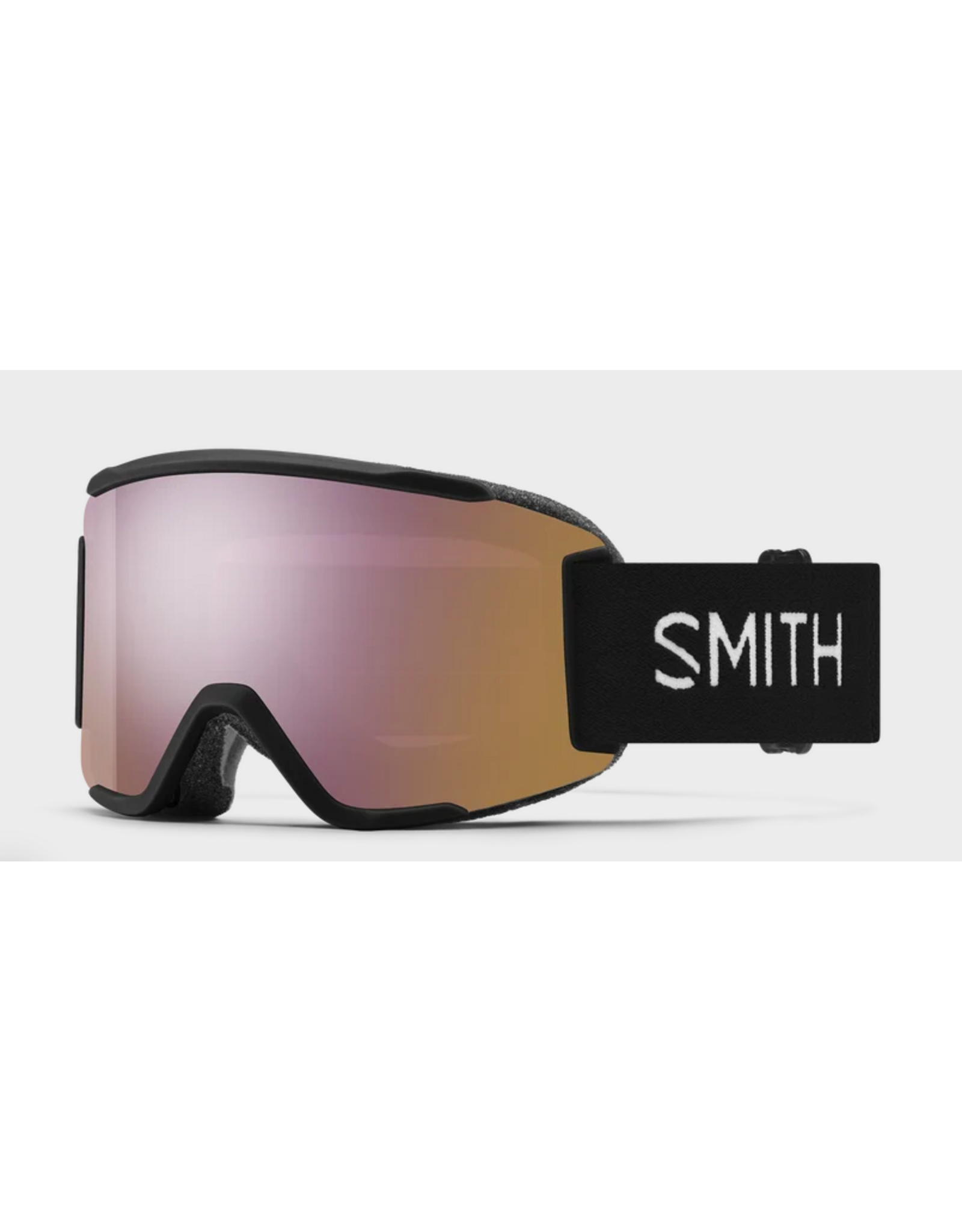 SMITH Smith Squad S Black Goggles With Chroma Pop Everyday Rose Gold Lens 2027