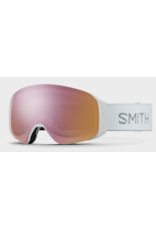 SMITH Smith 4D Mag S White Chunky Knit Goggles With Chroma Pop Everyday Rose Gold Lens 2027