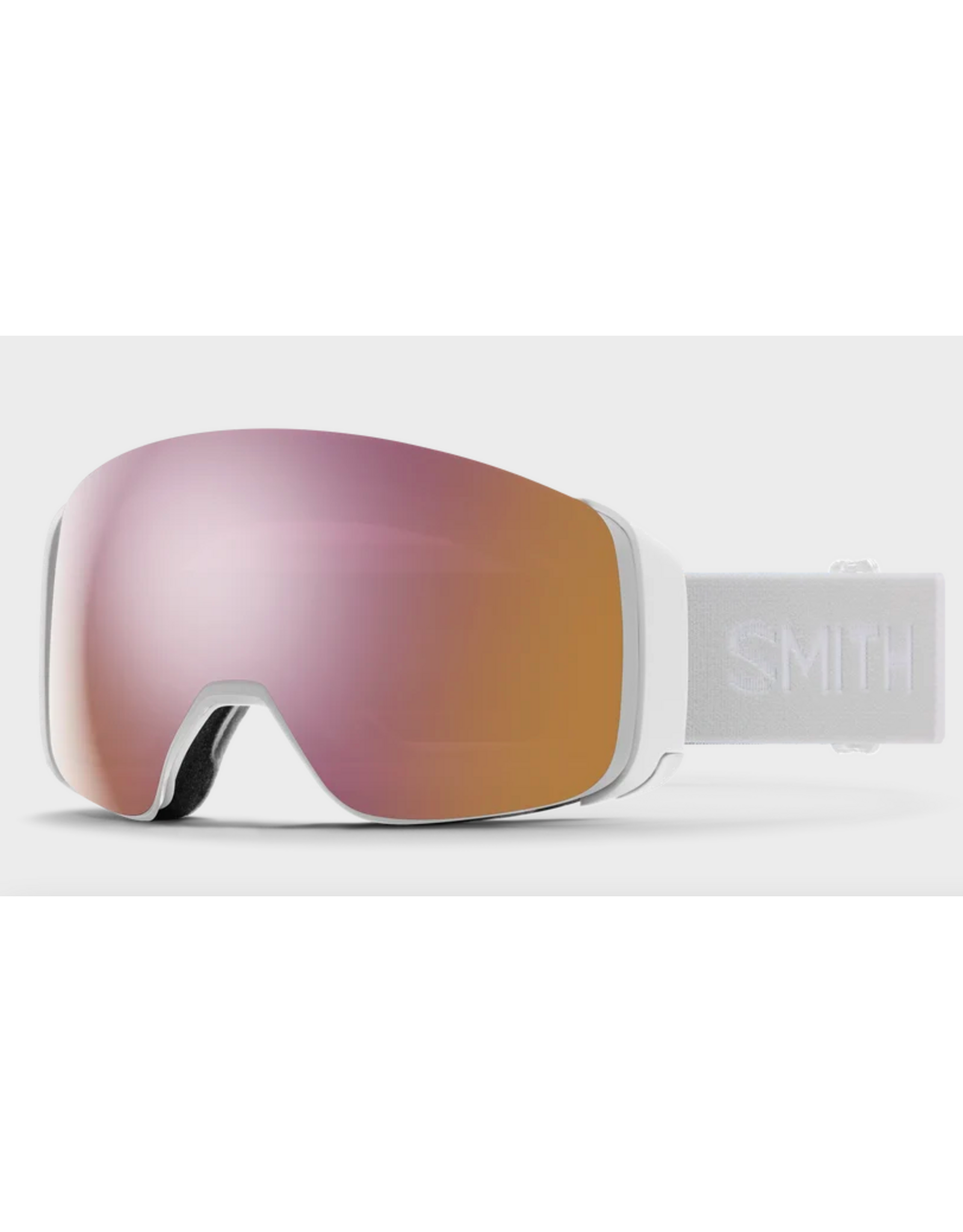 SMITH Smith 4D Mag White Vapor Googles With Chroma Pop Everyday Rose Gold Lens 2027