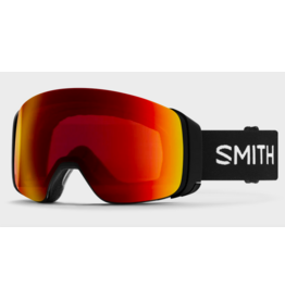 SMITH Smith 4D Mag Black Goggles With Chroma Pop Everyday Red Mirror Lens 2027