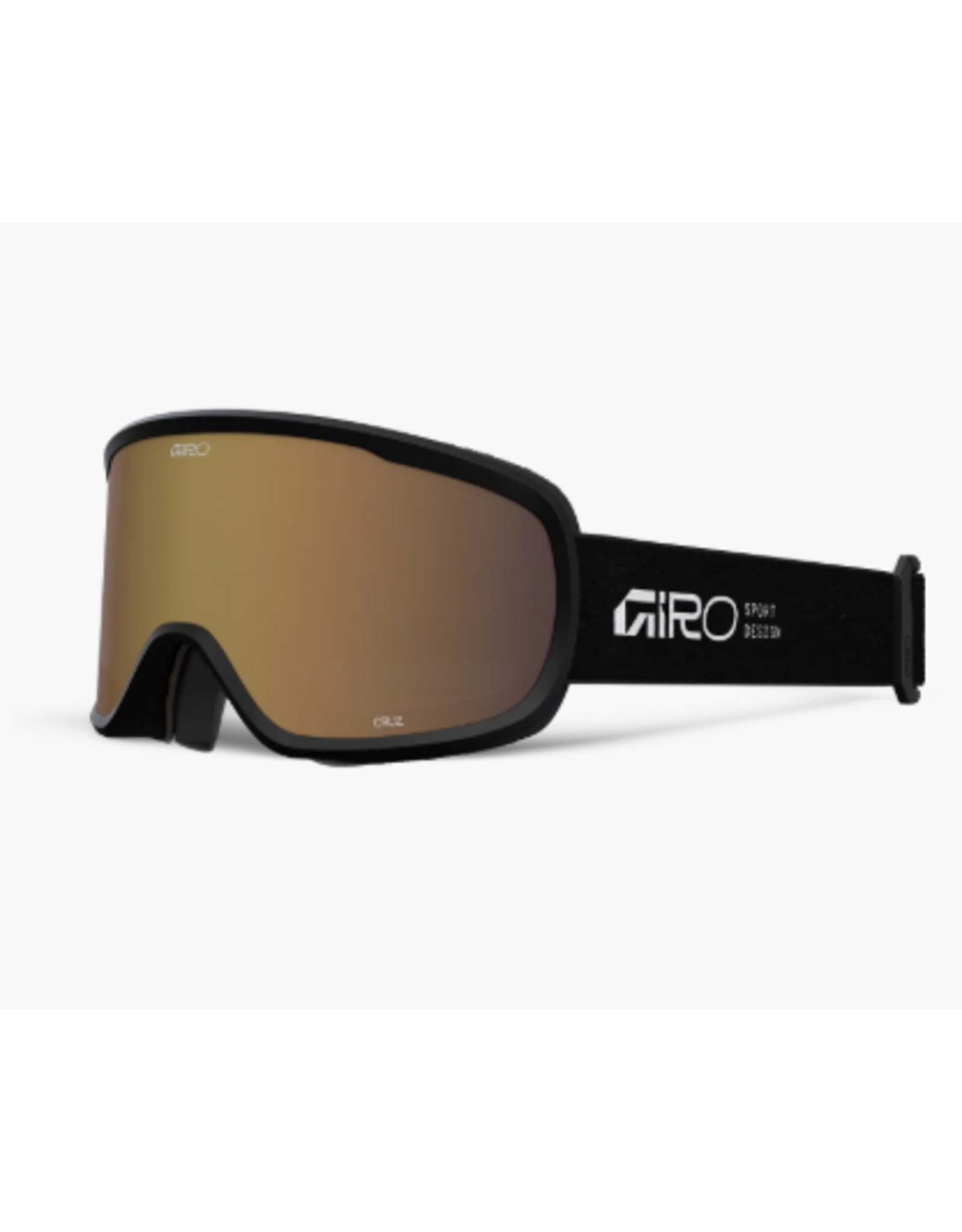Giro Giro Cruz Stacked Black Goggles With Amber Rose Lens 2027