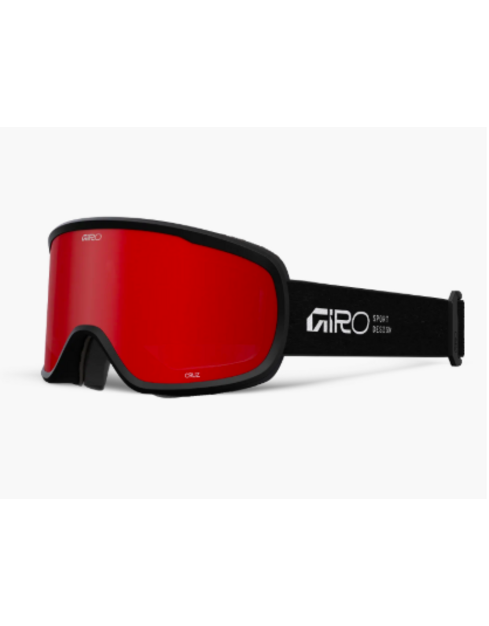 Giro Giro Cruz Stacked Black Goggles With Amber Scarlet Lens 2027