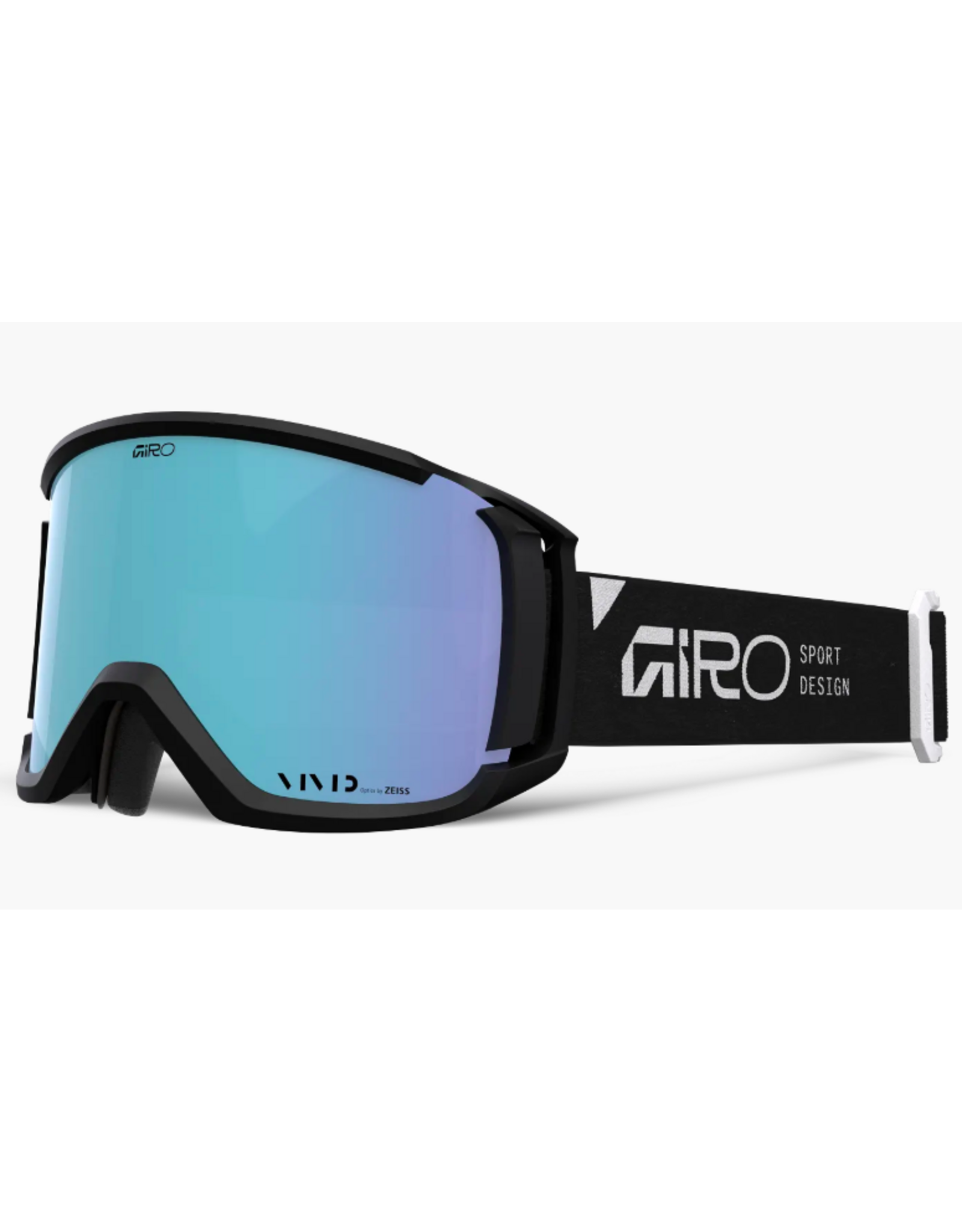 Giro Giro Revolt Black Stacked Goggles With Vivid Royal Lens 2027