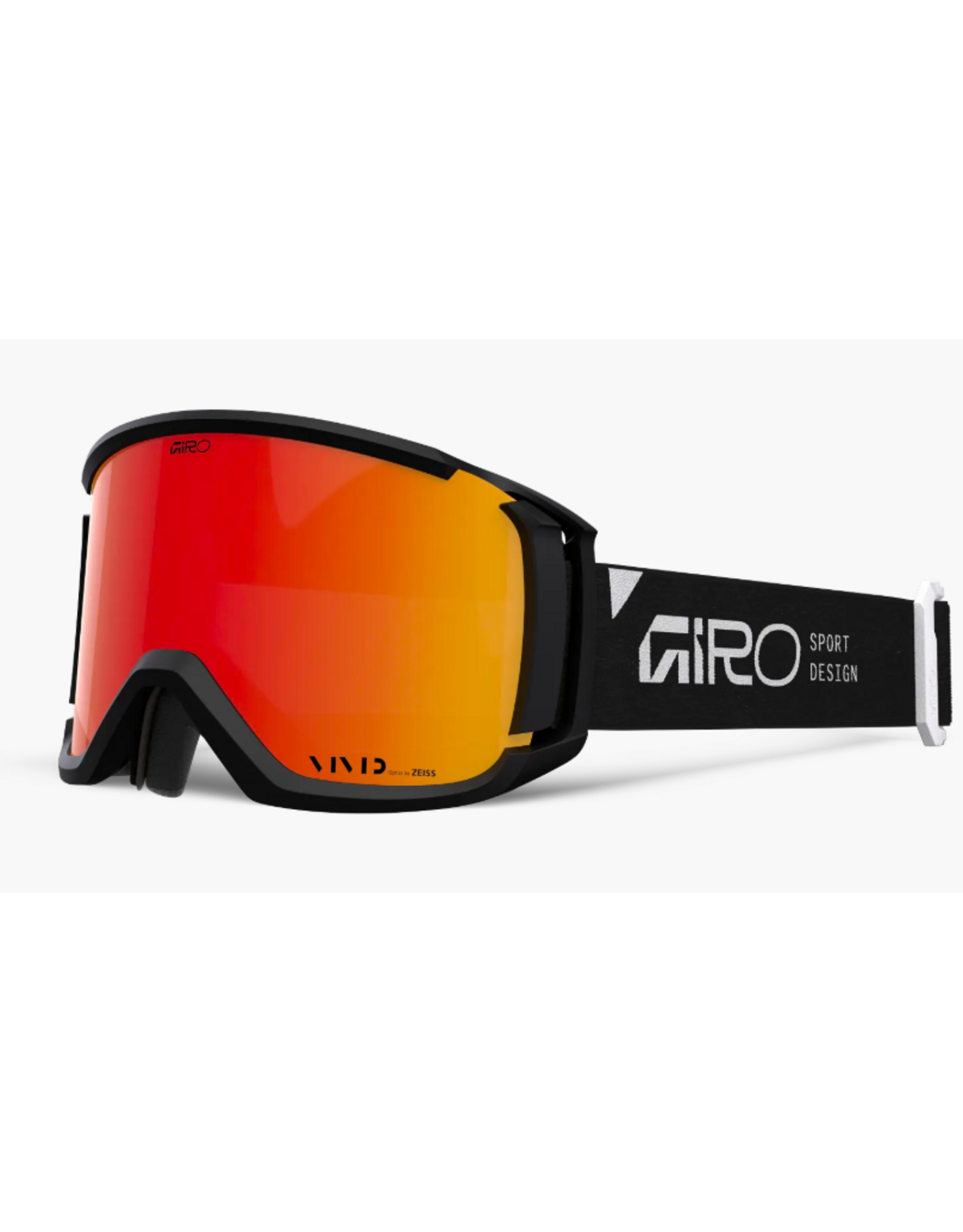 Giro Giro Revolt Black Stacked Goggles With Vivid Ember Lens 2027