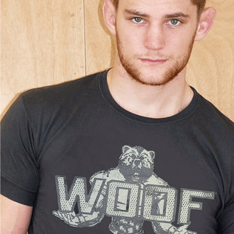 ajaxx63 ajaxx63 Woof-Bear Tri-blend Tee ajaxx63 ajaxx63 Woof-Bear Tri-blend Tee