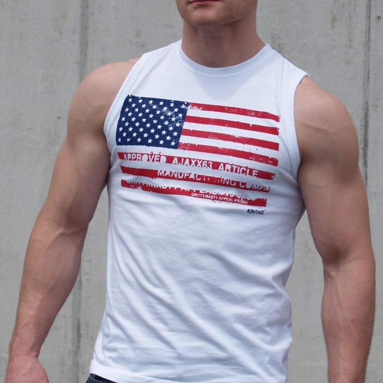 ajaxx63 ajaxx63  American Flag Sleeveless