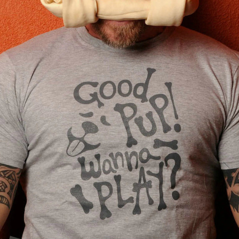 Burly Shirts Burly Shirts Good Pup - Grey
