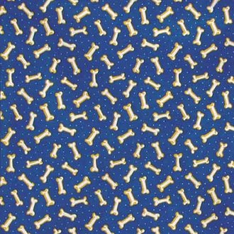 The Bandanna Co. Bandanna Co. Tossed Bones Royal 22'' X 22''