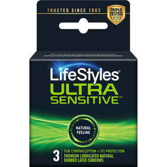 Lifestyles Lifestyles Ultra Sensitive 3pk