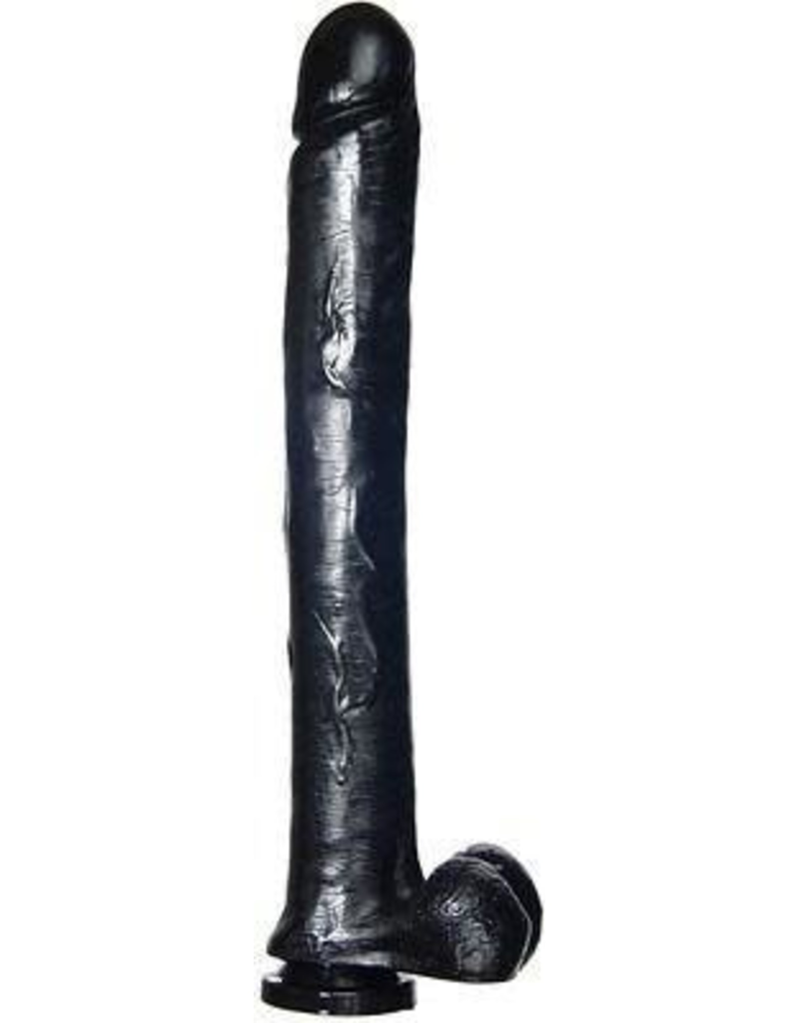 Ignite Ignite Exxtreme Dong with Suction Cup Black 16"