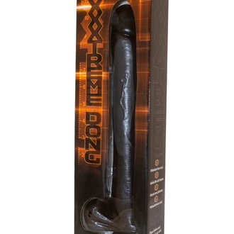Ignite Ignite Exxtreme Dong with Suction Cup Black 16"