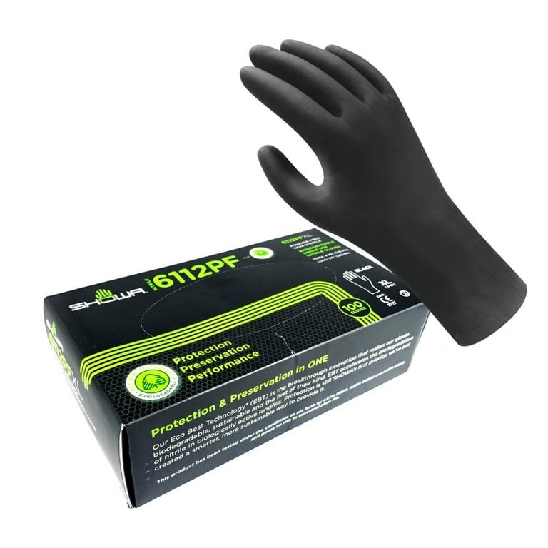 Showa Gloves Showa Gloves Biodegradable Nitrile Gloves