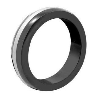 M2M M2M Stainless Steel Black with Chrome Band M2M M2M Stainless Steel Black with Chrome Band