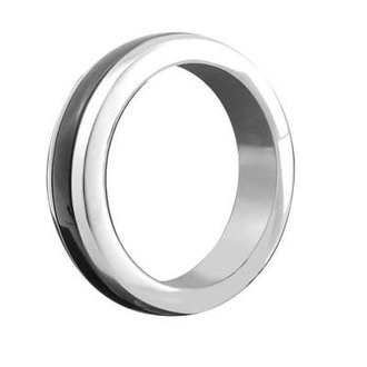 M2M M2M Stainless Steel Cockring with Color Band M2M M2M Stainless Steel Cockring with Color Band